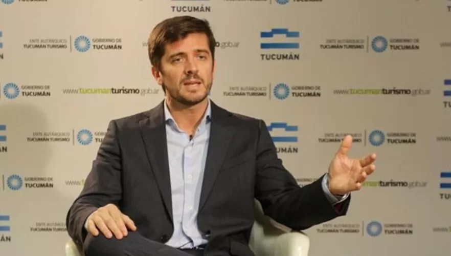 ANUNCIO. El presidente del Ente Tucumán Turismo, Sebastián Giobelliona, celebró las nuevas conexiones internacionales que tendrá Tucumán, vía Aerolíneas Argentinas.