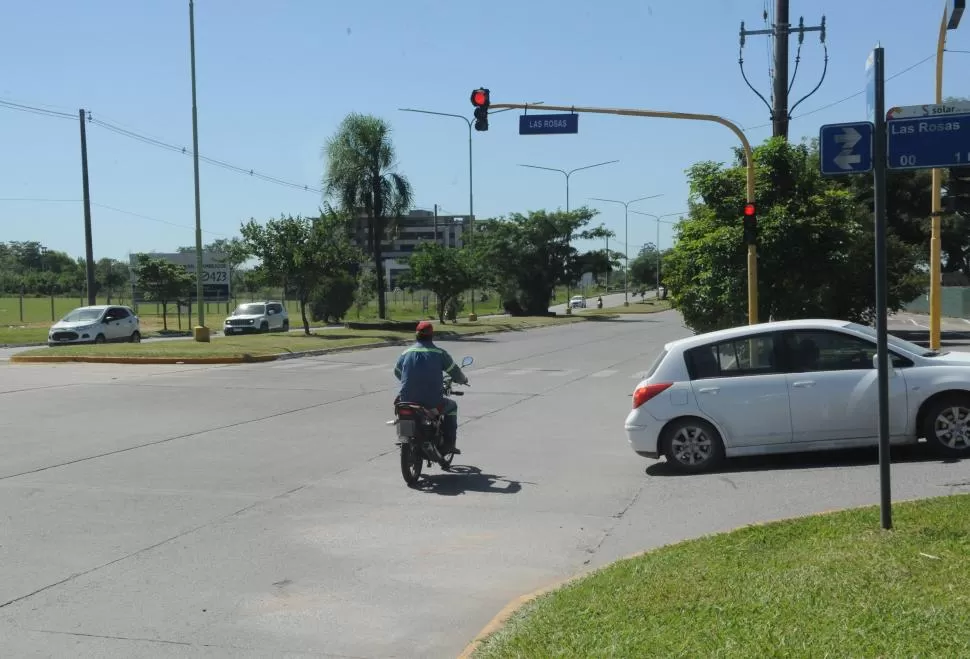 Avenida Perón. LA GACETA / FOTO DE ANTONIO FERRONI