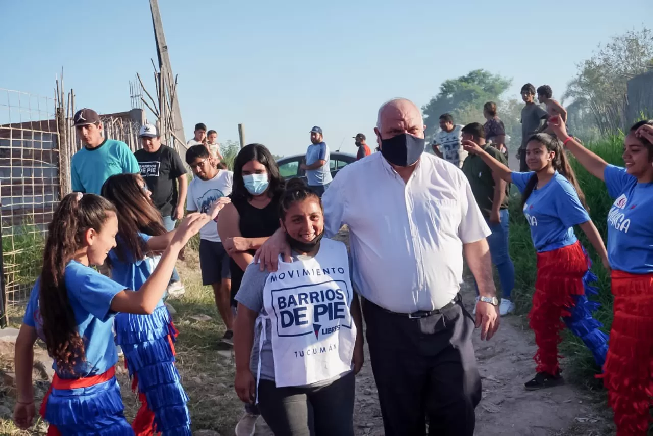 FEDERICO MASSO, EN su recorrida. 