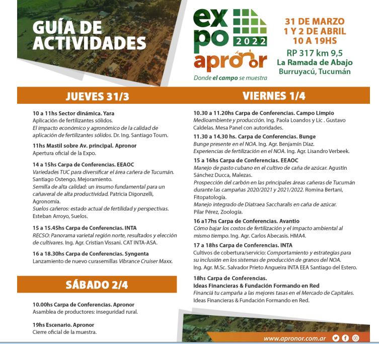 Después de dos años, Expo Apronor abre sus puertas