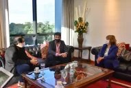 Mansilla recibió al decano de la UTN, Fabián Soria, futuro ministro de Obras Públicas