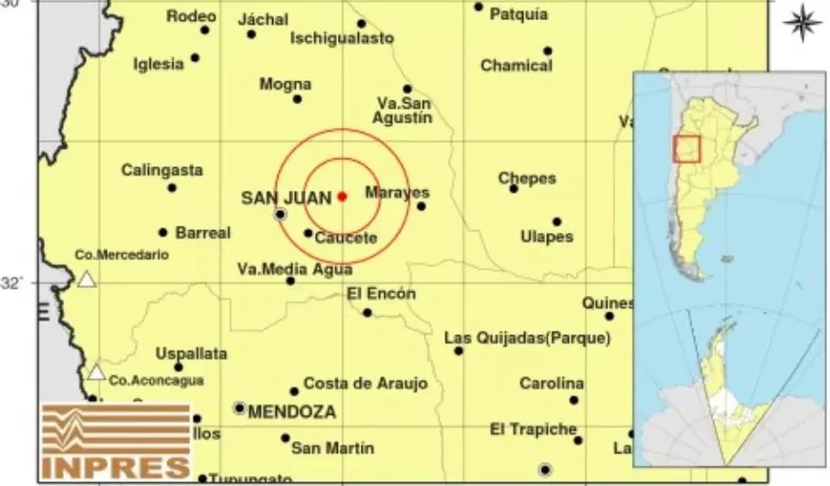 Temblor en San Juan