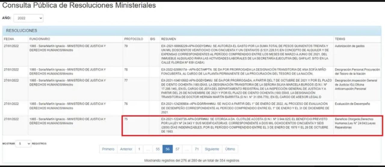 Nacha Guevara recibirá una millonaria indemnización por los años que pasó en exilio