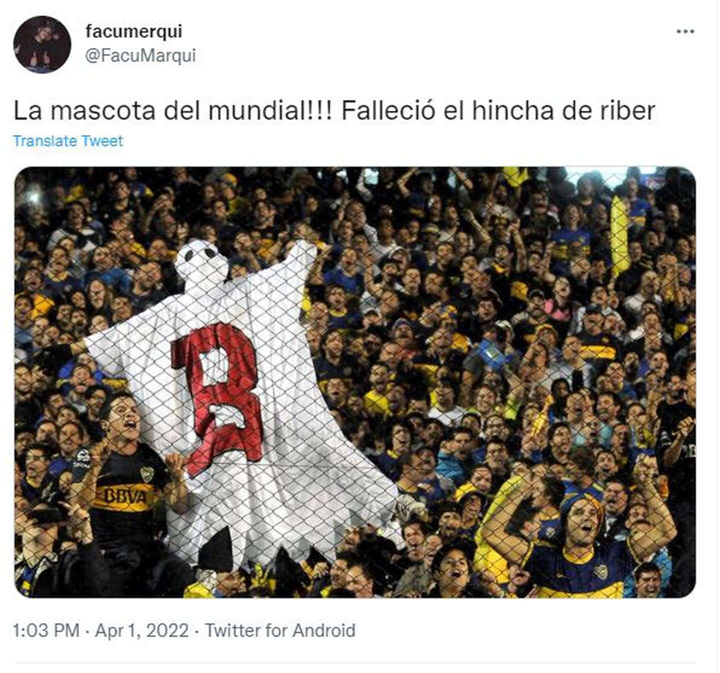 Qatar 2022 presentó su mascota y las redes se llenaron de memes por el fantasma de la B