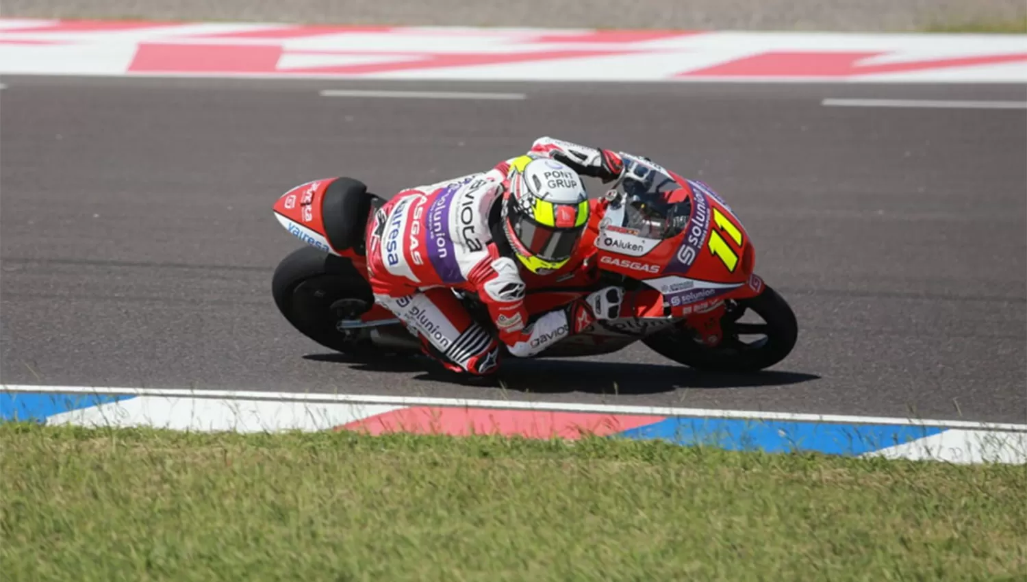 EL QUINTO. García ganó su quinta carrera en el Moto3.