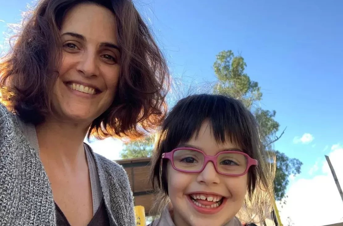 Julieta Díaz junto a su hija Elena