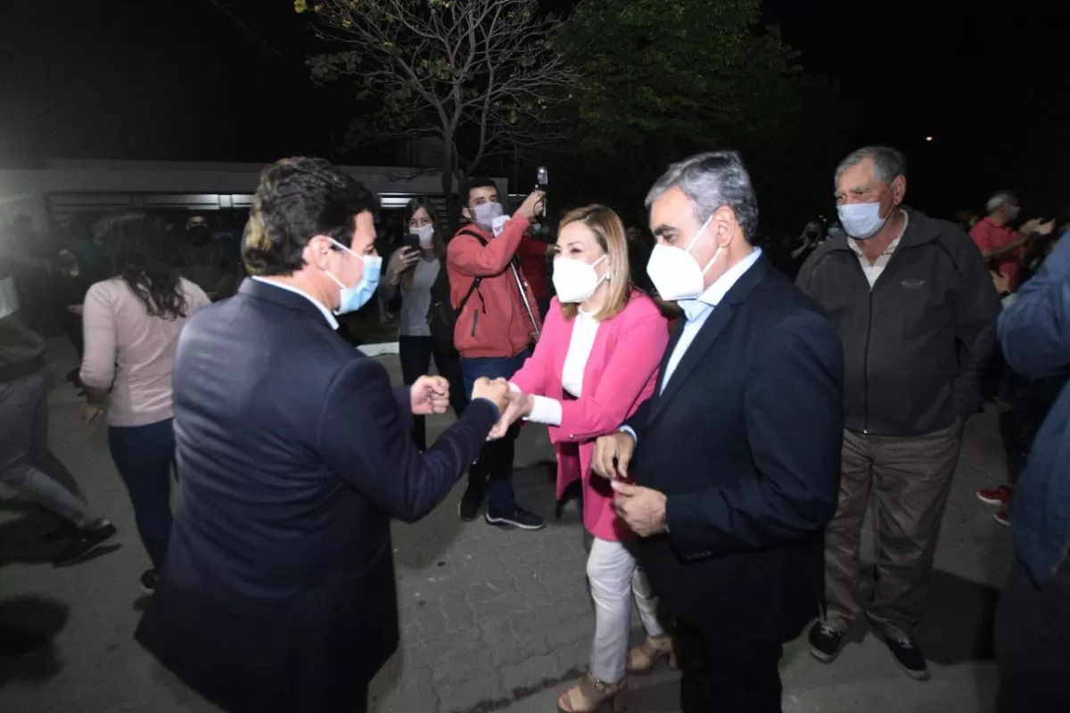 EN CONCEPCIÓN. Sánchez, Alfaro y Ávila, durante la campaña del año pasado.