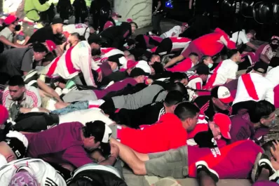 Detenidos antes de entrar a la cancha