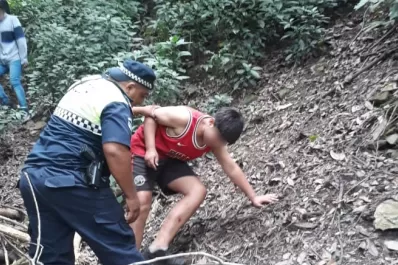 Cerro San Javier: rescataron a menores extraviados
