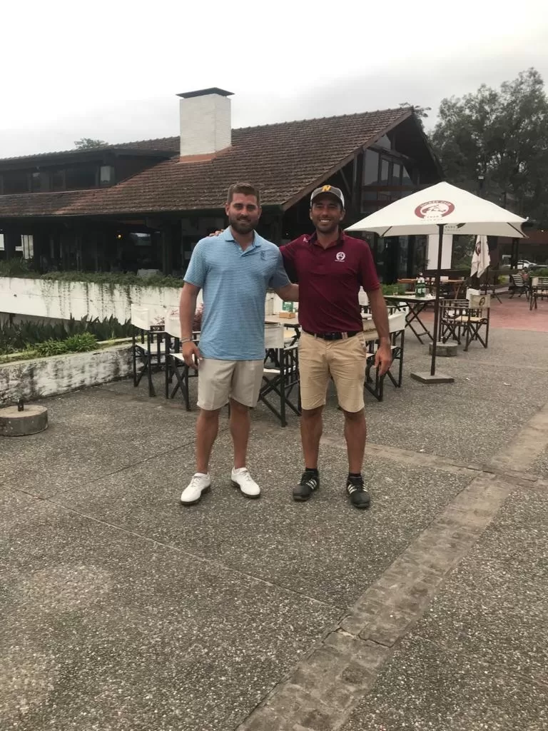 CONTENDIENTES. Armando Zarlenga (h) y Pedro Caram Di Santo, en Scratch. PRENSA JOCKEY CLUB