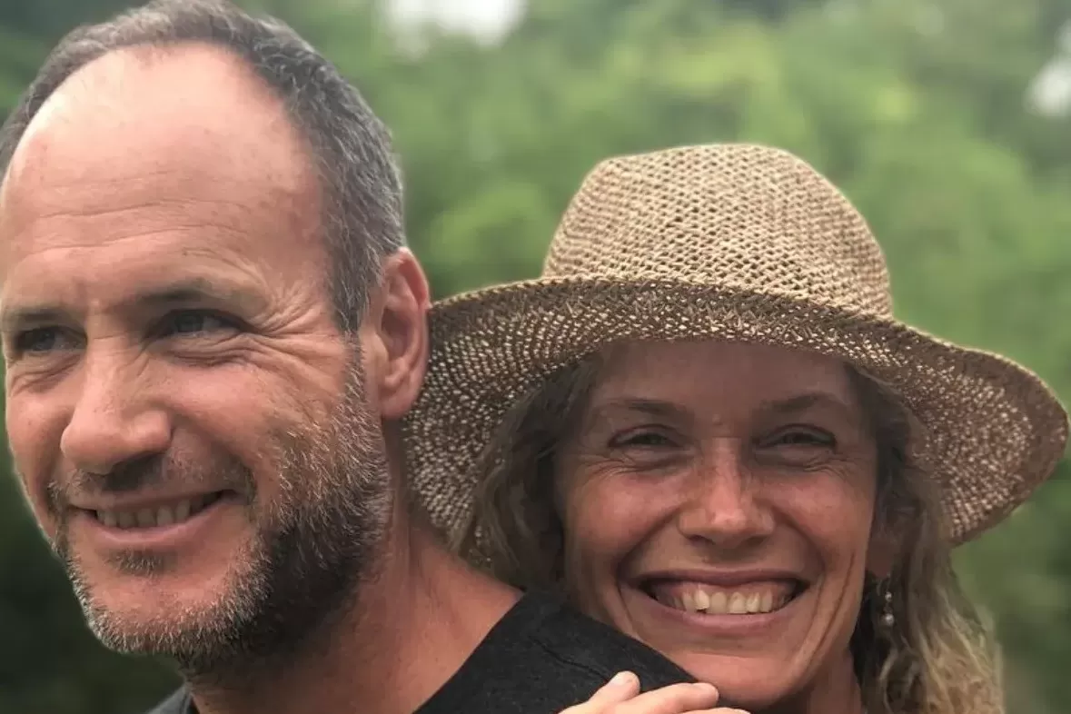 Maru Botana junto a su marido Bernardo Solá