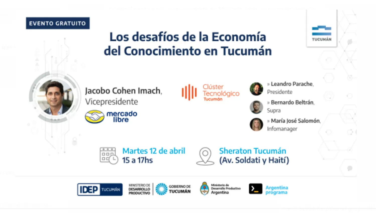 Charla gratuita sobre los desafíos de la Economía del Conocimiento en Tucumán