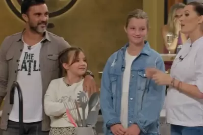 Las hijas de Nicole Neumann acompañaron a Mica Viciconte en la final de Masterchef
