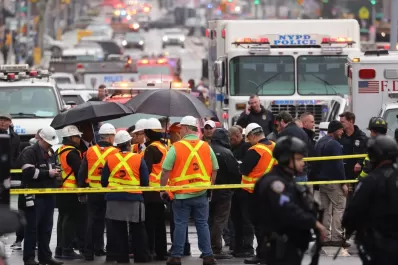 Impactantes imágenes del tiroteo en un metro de Nueva York