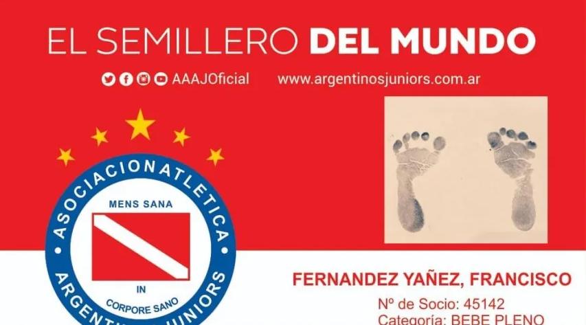 Bienvenida de Argentinos Juniors a Francisco Fernández Yáñez