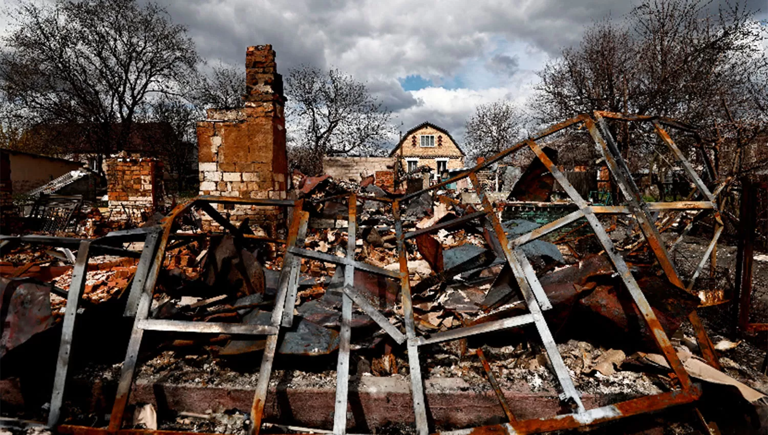 RESPUESTA. Rusia bombardeó Borodyanka, en los suburbios de Kiev.