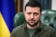 Guerra en Ucrania: Zelensky supervisó la reanudación de las exportaciones de granos