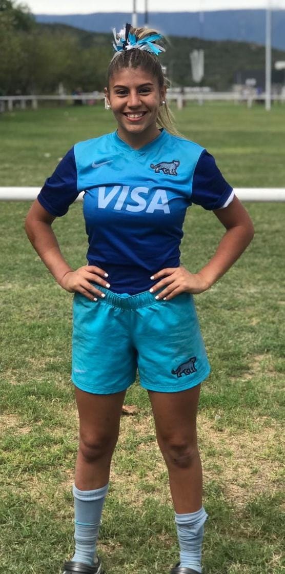 EMOCIÓN. “Es una sensación hermosa estar en la Selección”. (Constanza Entable-Alberdi Rugby).  