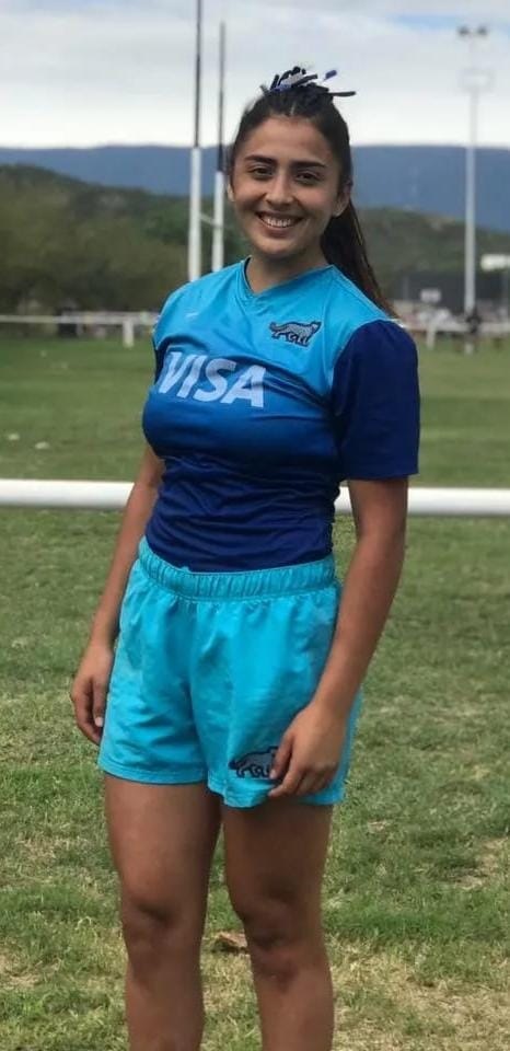 ORGULLOSA. “Vestir estos colores es lo más hermoso” (Lourdes Cabrera-Alberdi Rugby).