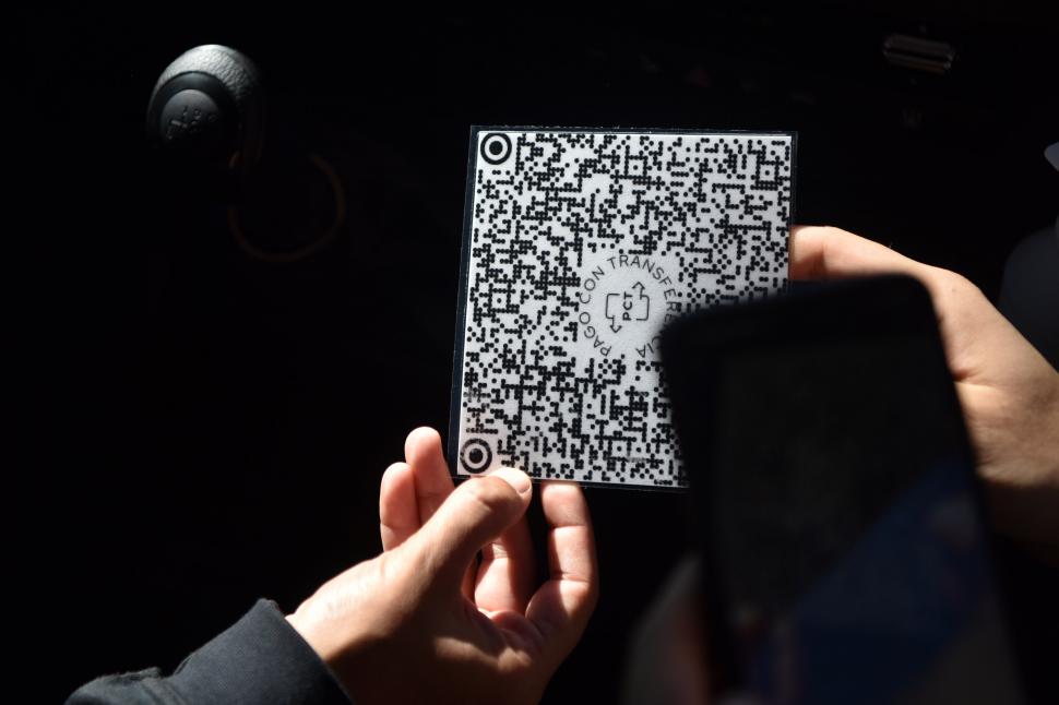 A ESCANEAR. Para pagar con QR hay que pedirle el código al chofer.