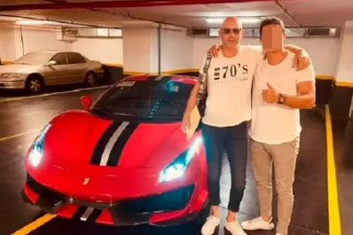 Caso Adhemar: de pasear en una Ferrari a recorrer los tribunales