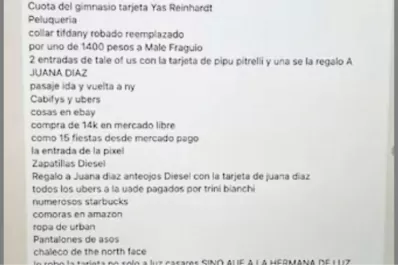 Lola M. la joven que estafó a sus amigas por U$S 25.000