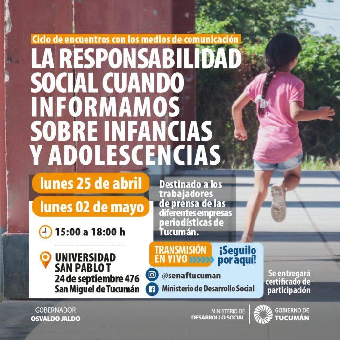 Dictarán un ciclo sobre responsabilidad social para informar sobre niñez y adolescencia