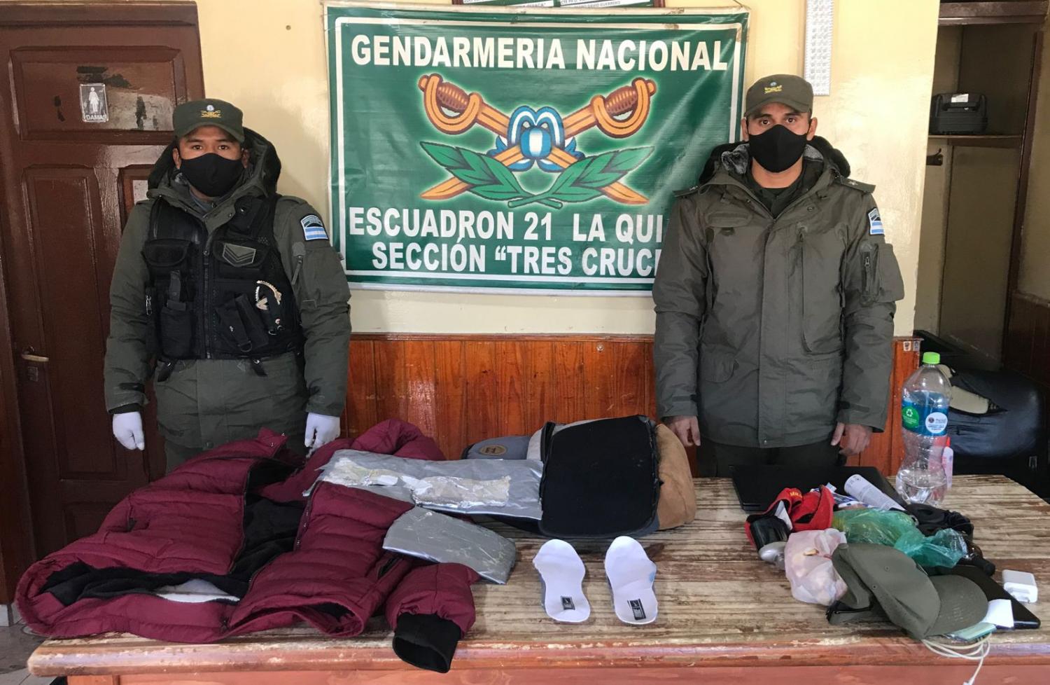 Foto tomada de Gendarmería Nacional.