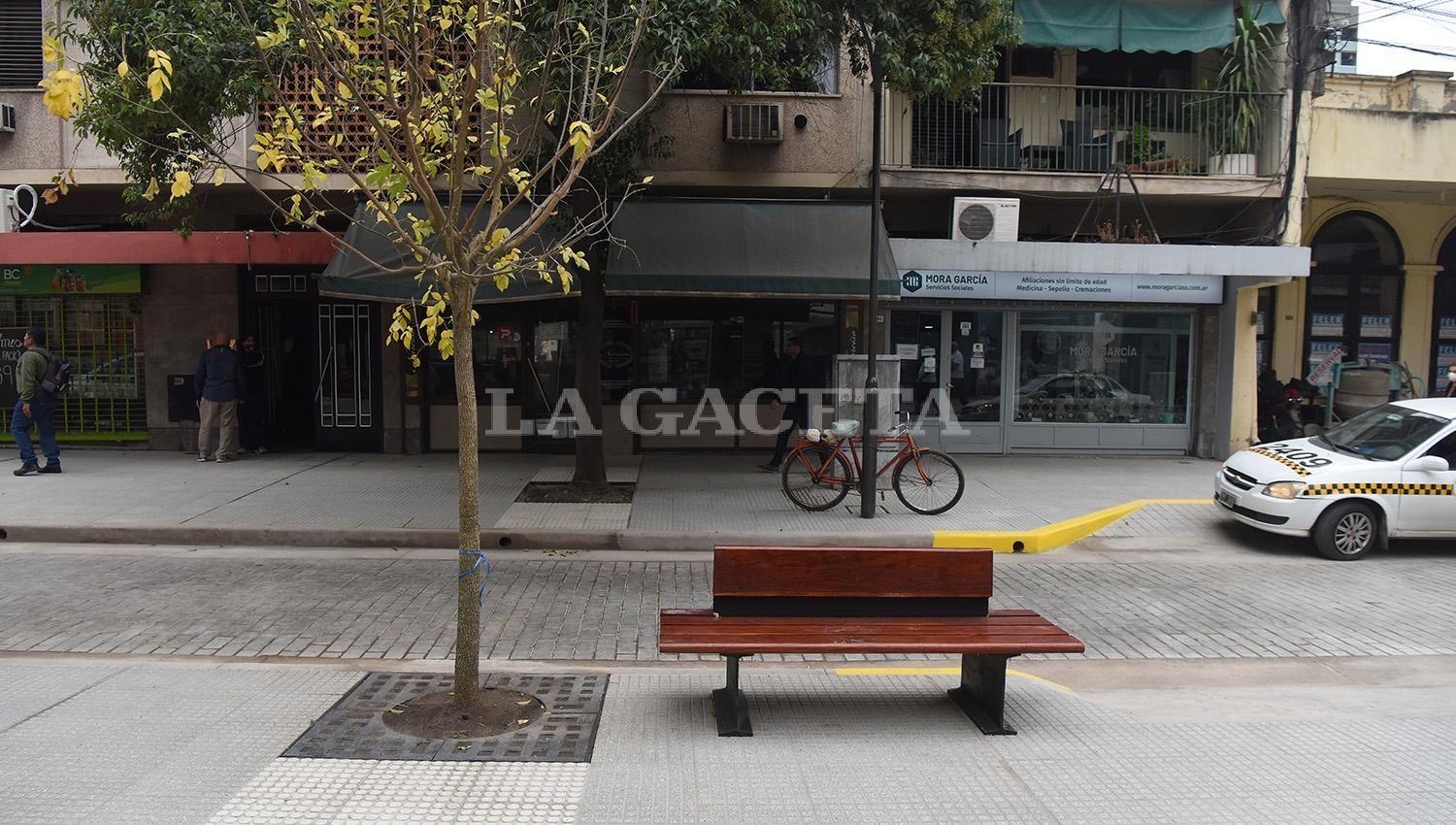 En fotos: se habilitó la semipeatonalización de calle Laprida al 100