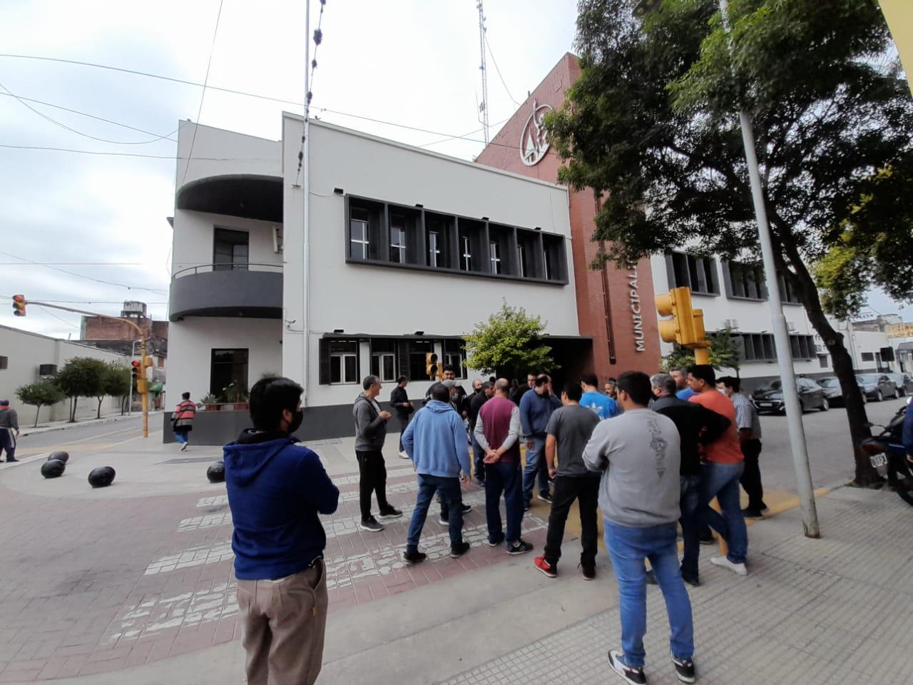 RECLAMO DE TAXISTAS EN CONCEPCIÓN. Foto de LA GACETA / Osvaldo Ripoll