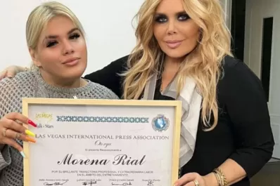 Morena Rial fue distinguida en Las Vegas por su trayectoria