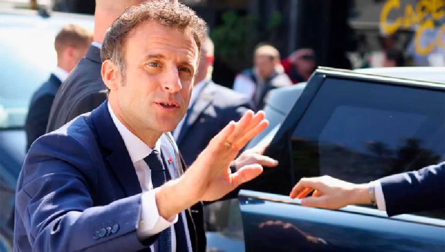 Emmanuel Macron, presidente de Francia.