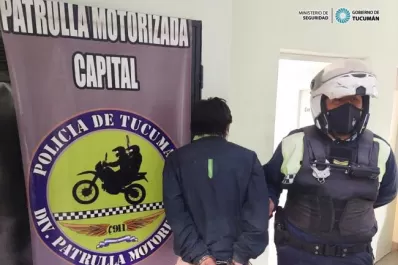 Robó una computadora; pero fue atrapado cuando huía