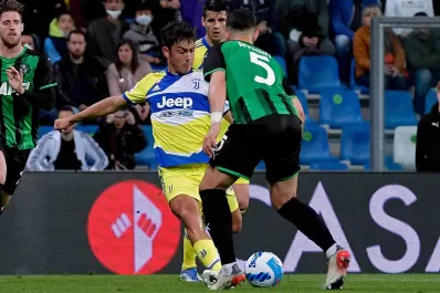 Mirá el golazo de Dybala en el triunfo de Juventus sobre Sassuolo
