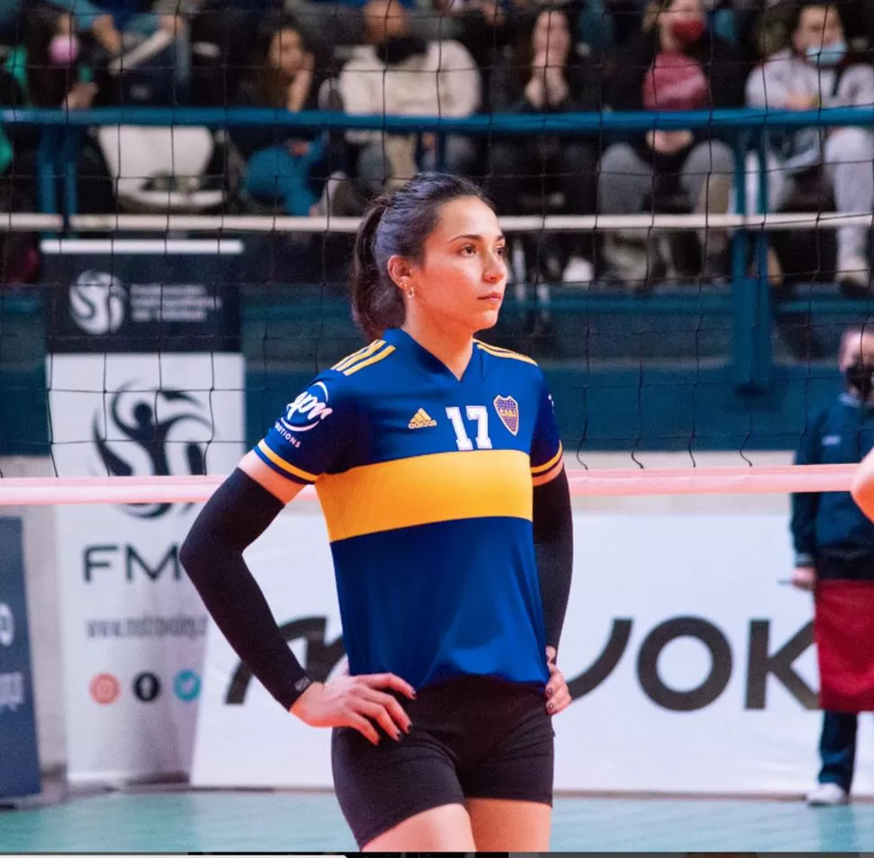 CON LA “17” DE BOCA. María de la Paz “Chuchi” Corbalán fue la gran figura en la séptima consagración del “Xeneize” en la Liga Argentina de voley femenino. Boca Voley