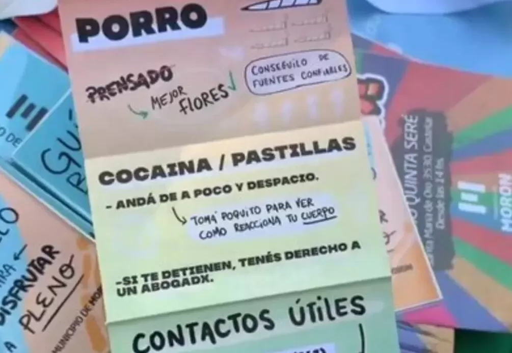 Estos son los polémicos panfletos que repartió la Municipalidad de Morón