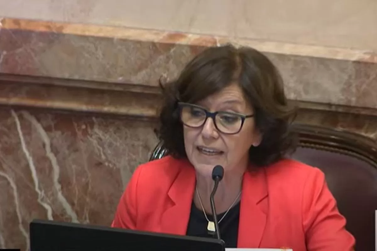 Silvia Sapag, senador por Río Negro.