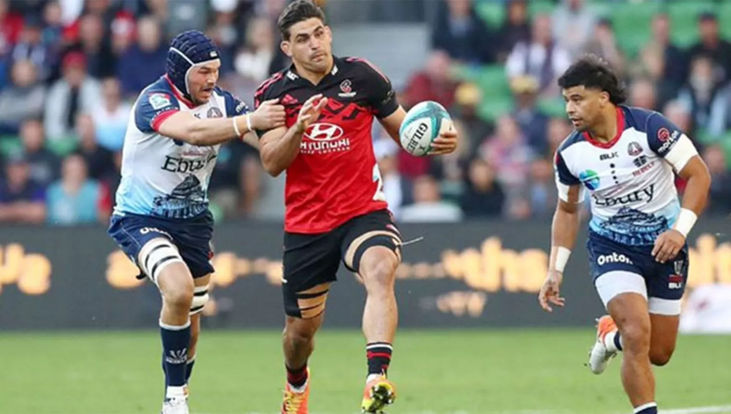 ADAPTADO. Pablo Matera acumula cinco partidos como titular en Crusaders.