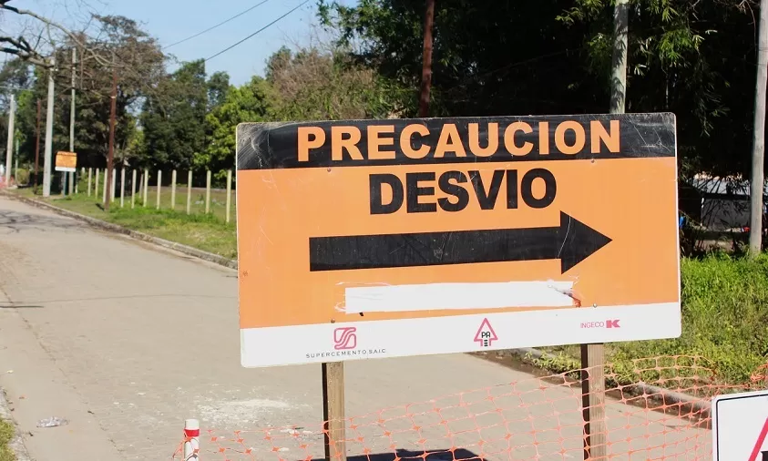 ESTAR ATENTOS. Se hacen trabajos en el canal sur de Yerba Buena. 