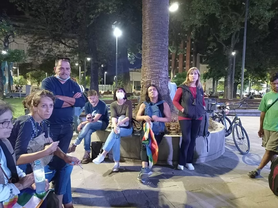 PRIMER INTENTO. La semana pasada ya hubo una movida de grupos de arte.  