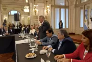 Jaldo, ante los senadores oficialistas: Podemos construir y mejorar una patria diferente para todos