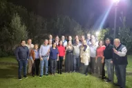 Manzur y Jaldo recibieron a la “peña” de los senadores del Frente de Todos que llegó a Tucumán