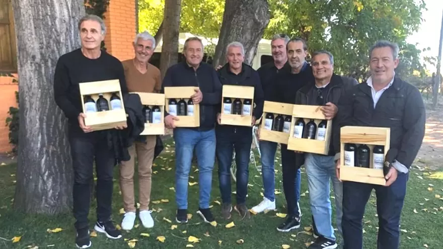 Los vinos de los campeones del 86. 