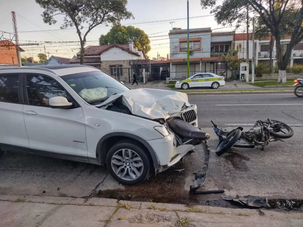 OTRO ESTUDIO. El jueves se realizarán las pericias accidentológicas para establecer cómo se produjo el accidente en el que murieron dos rondines. la gaceta / foto de matías quintana 