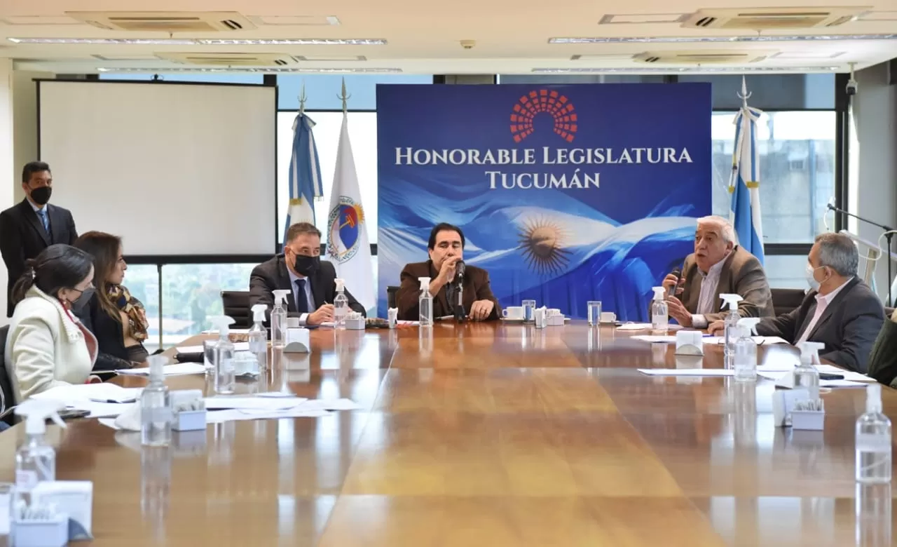 EN LABOR PARLAMENTARIA. Mansilla presidió la reunión. Foto de Prensa HLT