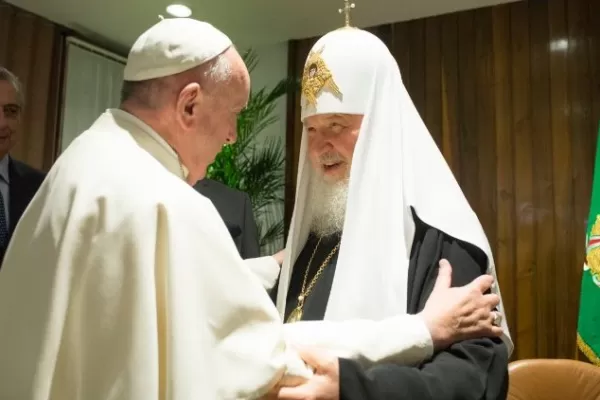 Guerra en Europa del este: el Papa marca diferencias con la Iglesia Ortodoxa de Rusia