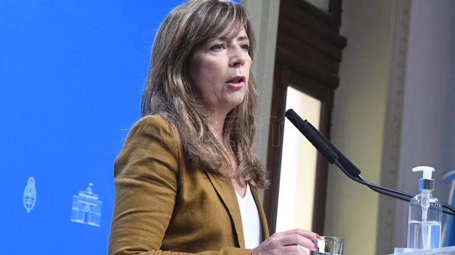 Gabriela Cerruti, portavoz del Gobierno. Presidencia de la Nación