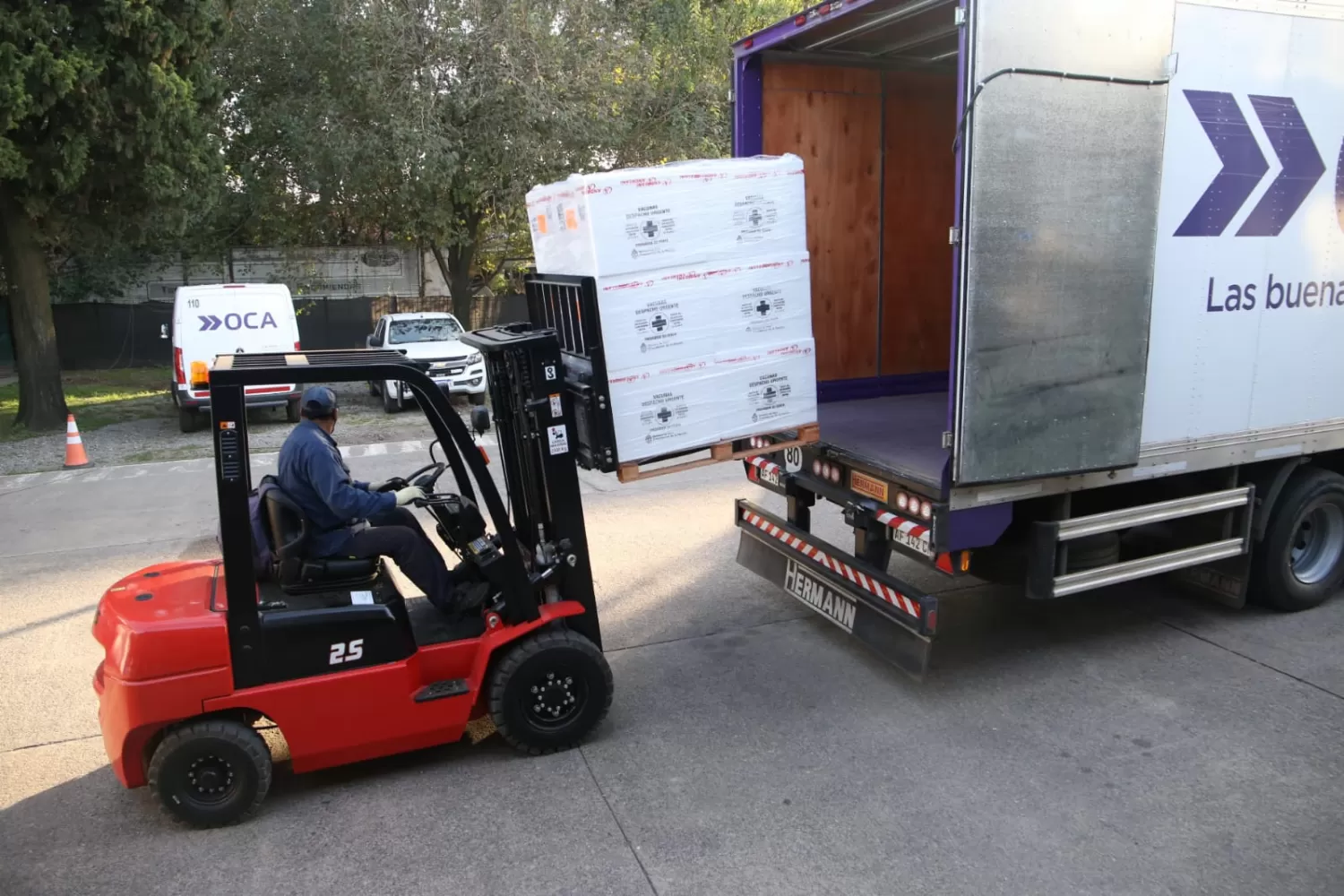 UN CARGAMENTO DE VACUNAS ANTIGRIPALES LLEGÓ A TUCUMÁN / FOTO DE PRENSA SALUD