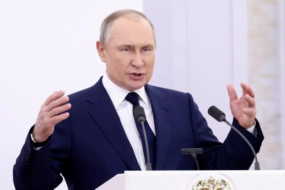 Vladimir Putin, presidente de Rusia.