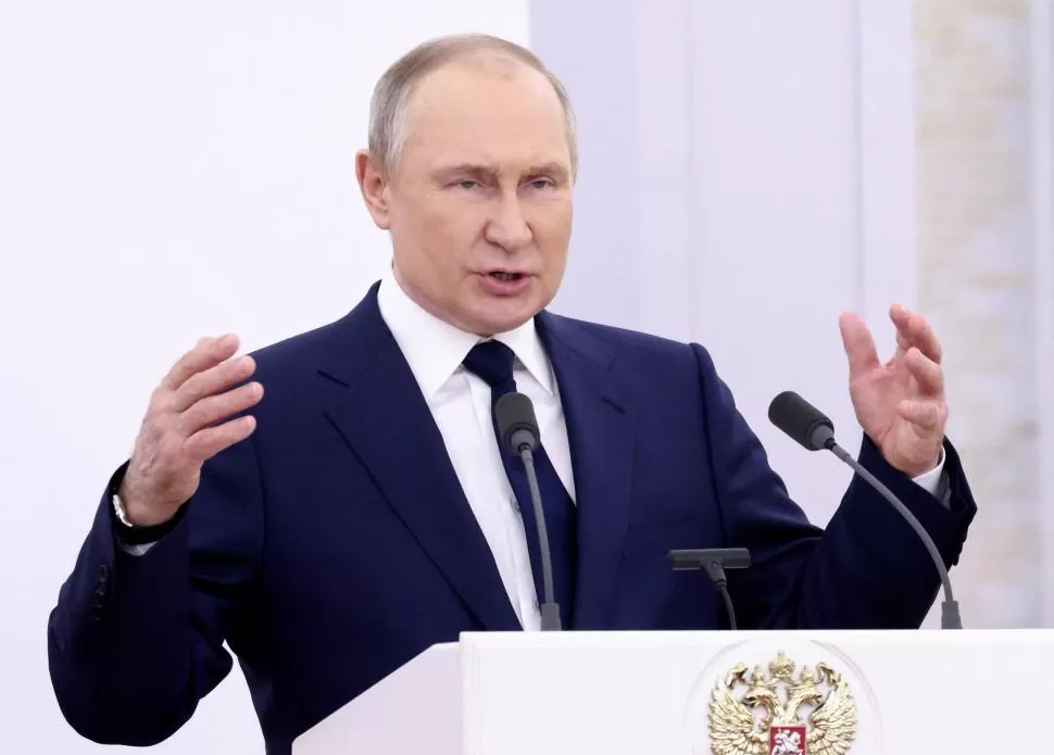 Vladimir Putin, presidente de Rusia.